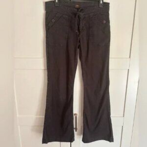 Citizens of Humanity COH Sunset Drawstring Wide Leg Flare Jeans Gray Size 29